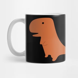 Dinosaurs set in cartoon scandinavian style. cute baby illustration is ideal for a children's Mug